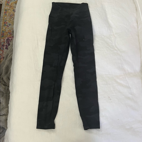 lululemon athletica Pants - Lululemon black camo align 7/8 legging